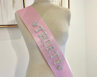 Banda para el 30.º cumpleaños / Banda para el trigésimo cumpleaños / Banda para el 40.º cumpleaños / Banda para el 21.º cumpleaños / Decoración para el 30.º cumpleaños / Regalos de cumpleaños / Banda de perla