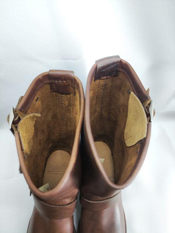 Vintage Red Wing 2991 Engineer Boots Brown Leather Size US 6 EU 37