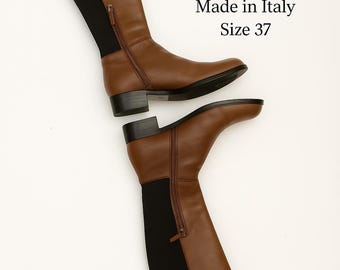 GUCCI ダークブラウン レザーブーツ il_1080xN.6486765774_7oj0.jpg