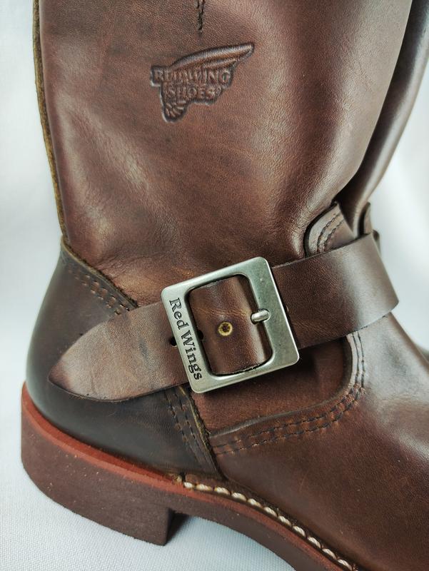 Vintage Red Wing 2991 Engineer Boots Brown Leather Size US 6 EU 37