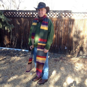 Fleece Season 12 Doctor Who / Dr. Who Scarf - 12 Feet Long