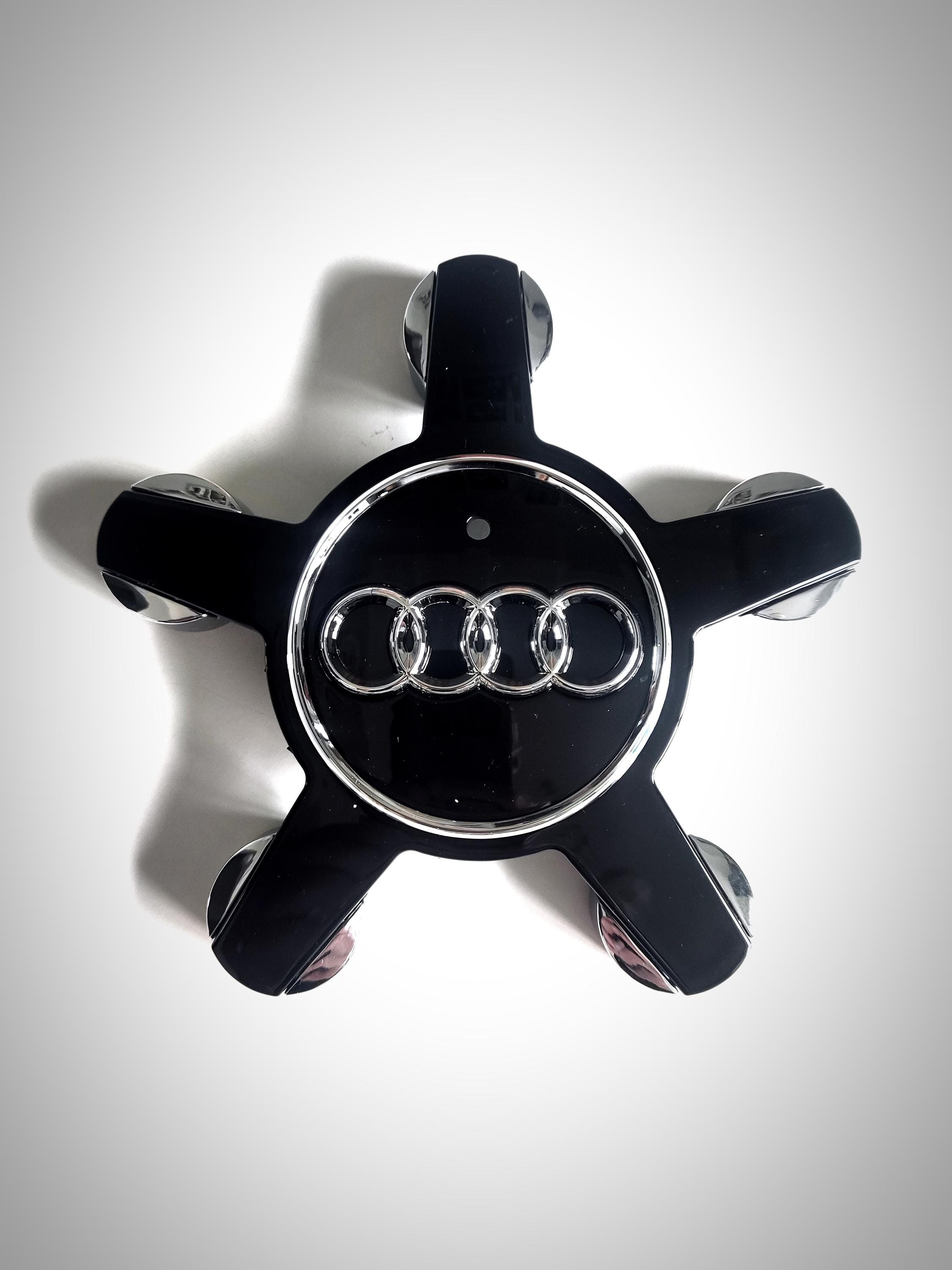 Used Wheel Center Caps for Audi Alloy Wheels Star Shape Hub Caps Black gloss Etsy