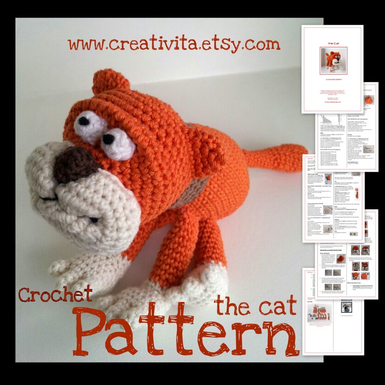 The Cat a crochet pattern zdjęcie 1