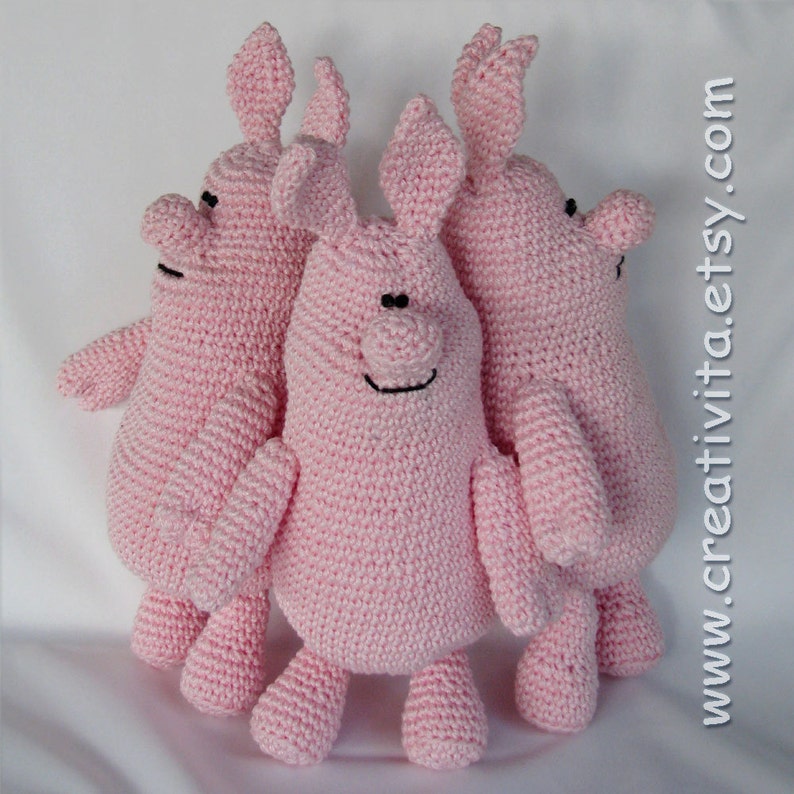 The Naughty Pig a crochet pattern image 3