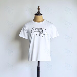 Bella Canvas 3001 Manequim Mockup Camisa Branca Mockup BC 3001 Camiseta Mockup Download Digital Bella Canvas Mockup - DCMSL0488