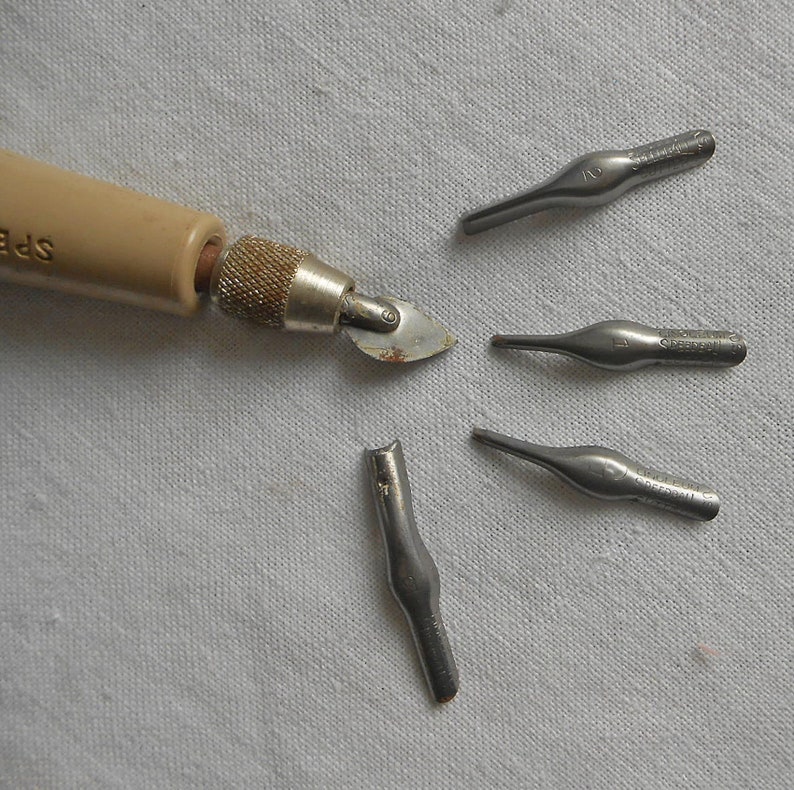 SPEEDBALL LINOLEUM CUTTER Set Art Tool Lino Block Printing Etsy