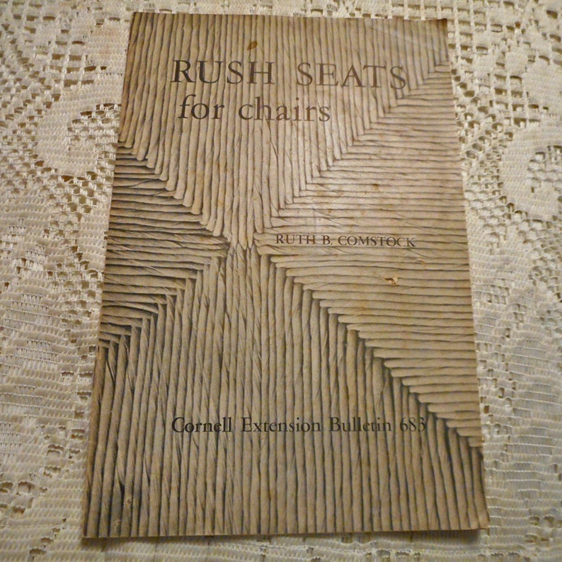 4 Chair SEAT WEAVING BOOKLETS Rush Cane Splint Methods Tools Etsy