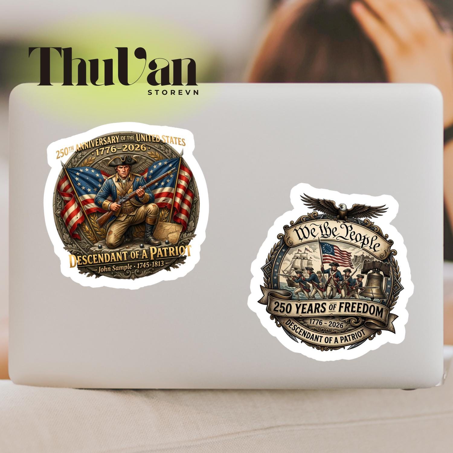 Revolutionary Sticker Revolutionary War Patriot Sticker/ Magnet, Anniversary US Independence ...