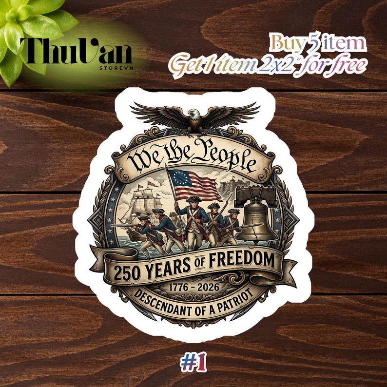 Revolutionary Sticker Revolutionary War Patriot Sticker/ Magnet, Anniversary US Independence ...