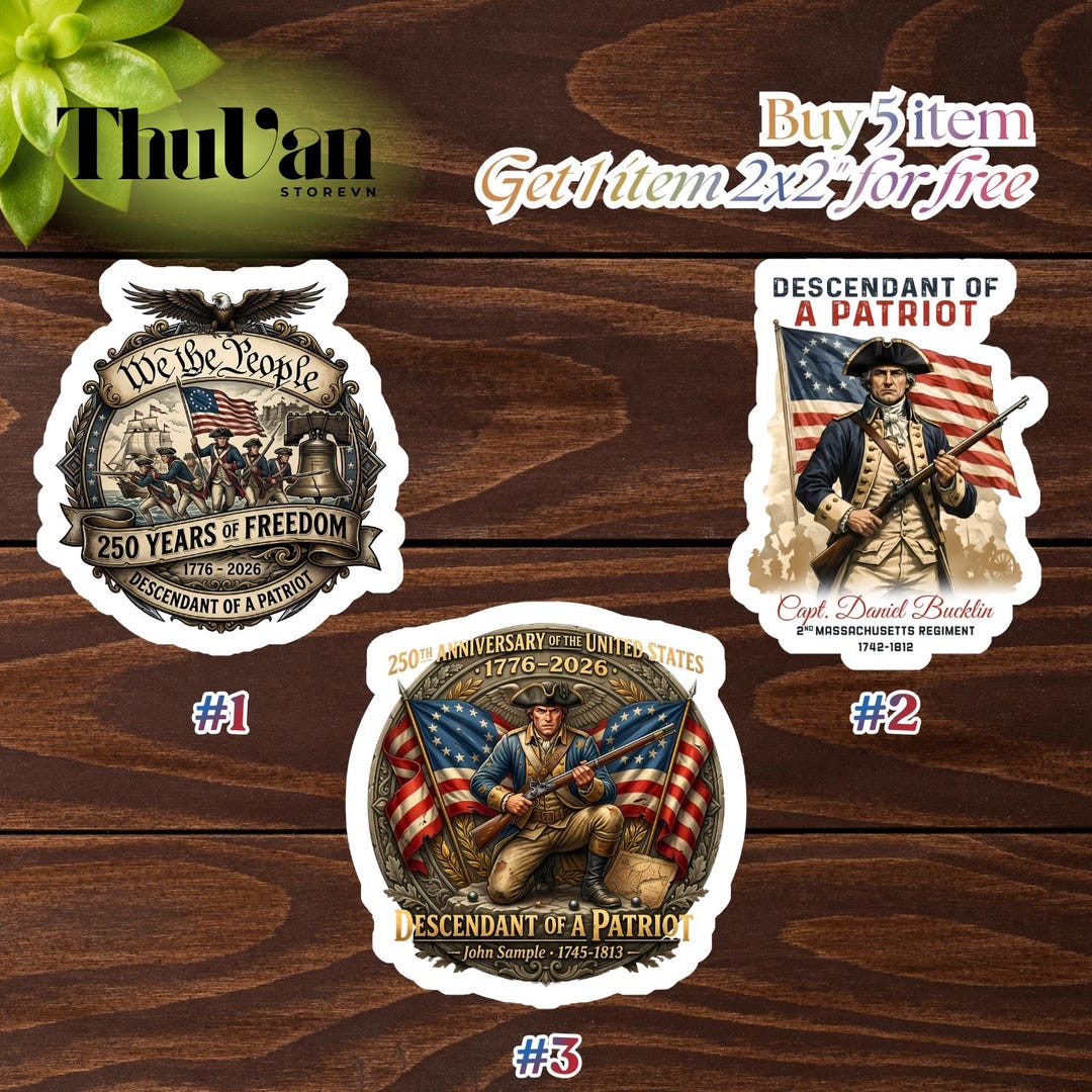 Revolutionary Sticker Revolutionary War Patriot Sticker/ Magnet, Anniversary US Independence ...