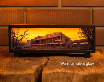 Tschernobyl Nachtlampe, Energetik-Palast in Pripyat, USB-LED-Dekor, Spielraum-Geschenk