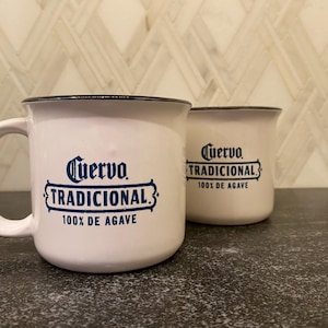 Jose Cuervo Tequila Ceramic Mugs | Set of 2