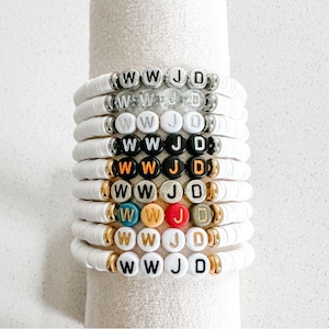 WWJD Heishi Bracelet | Customizable
