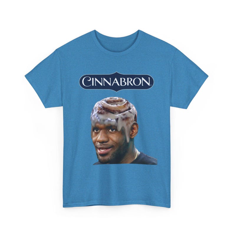 Lebron James Cinnabron Meme FunnyT-Shirt, Legoat 23 Tee shirt, King James Basketball Tshirt, Lebron James Graphic Tee, Lebron James Shirt, image 5