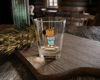 Chill Guy Shot Glass, Just a Chill Guy Shot Glass,Funny Gifts, Meme Funny Barware, Humorous Shot Glasses, Gift for Him, Alcohol Accessories,