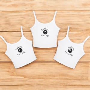 Sorority Big Little Tank Top, großer kleiner Reveal Shirt, Spaghetti Strap Tank, kleine Geschenkkorb Idee, Damen Sorority Tank, großer kleiner Tag