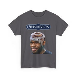 Lebron James Cinnabron Meme FunnyT-Shirt, Legoat 23 Tee shirt, King James Basketball Tshirt, Lebron James Graphic Tee, Lebron James Shirt, image 4
