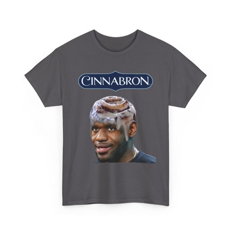 Lebron James Cinnabron Meme FunnyT-Shirt, Legoat 23 Tee shirt, King James Basketball Tshirt, Lebron James Graphic Tee, Lebron James Shirt, image 4