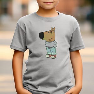 Chill Guy Meme Kid Graphic Tee, Just A Chill Guy Funny Meme Shirt, Hip Kids Clothing, Relaxed Children&#39;s T-Shirt, Gift for Boys and Girls