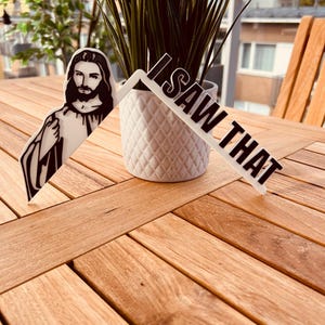 I Saw That, Jesus Door Corner | Funny Decor