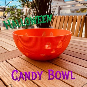 Halloween Candy Bowl | Halloween Bowl | Trick or Treat Candy Bowl | Halloween Décor | Fall Party Accessory