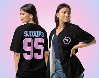 Custom Svt 17 Right Here Number Members Baseball Jersey, Svt Tour