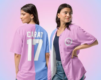 Custom Seventeen Shirt | Seventeen Jersey | Kpop Jersey | Kpop Shirt | SVT | Carat | Seventeen Kpop Merch | SVT New Concert | 17 Right Here