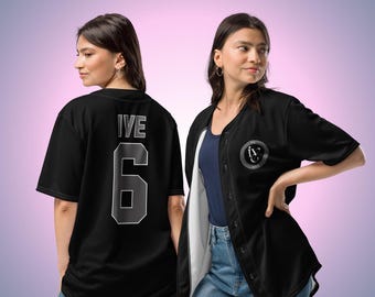 Custom IVE Jersey | Kpop Jersey | Kpop Shirt | Dive | IVE Kpop Merch | IVE Concert | Show What I Am Tour | Gift for Her or Him