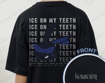 Ateez Ice On My Teeth Shirt | Fan-Made Merch | Ateez T-shirt | ATINY Gift | Golden Hour | Concert Outfit | Cozy Shirt