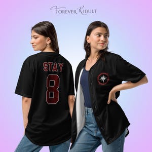 Custom Stray Kids Shirt | Stray Kids Jersey | Kpop Jersey | Kpop Shirt | Skz | Stray Kids Kpop Merch | Stray Kids Tour | Stray Kids Concert