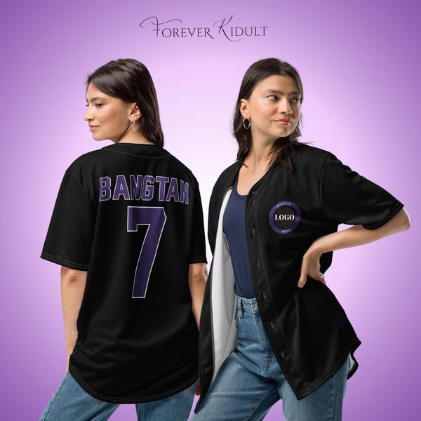 Custom Bangtan Jersey | Kpop Jersey | Kpop Shirt | Army | BTS Kpop Merch | BTS Concert | Arirang Tour | Gift for Her or Him