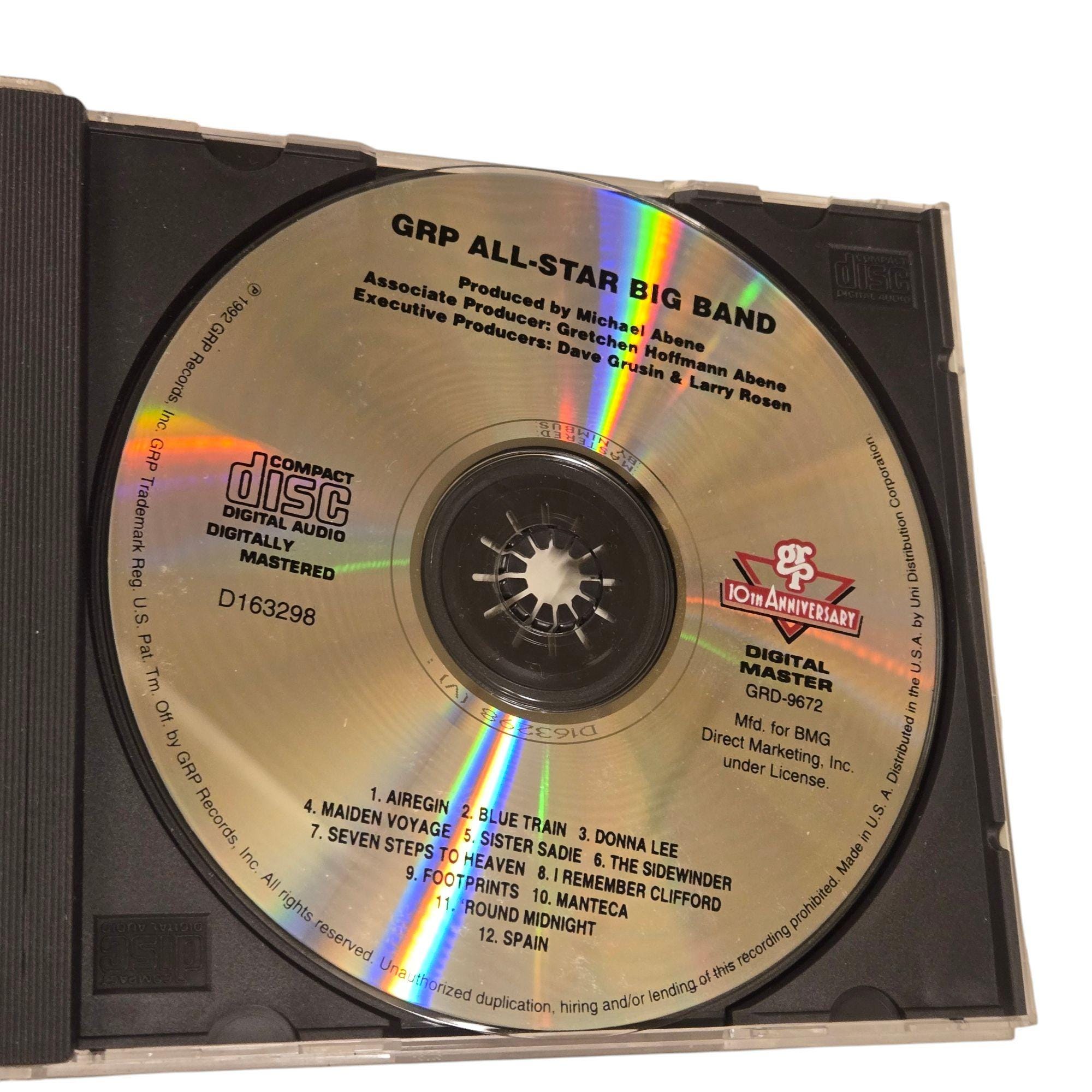 GRP All Star Big Band 10th Anniversary CD 1992 Jazz Music Vintage
