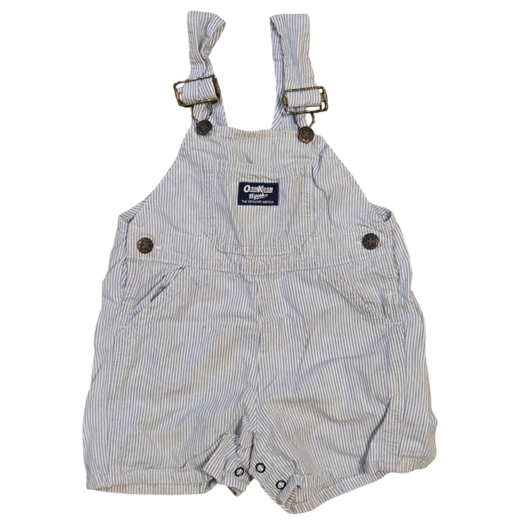 Blue and White Striped Overalls - Etsy