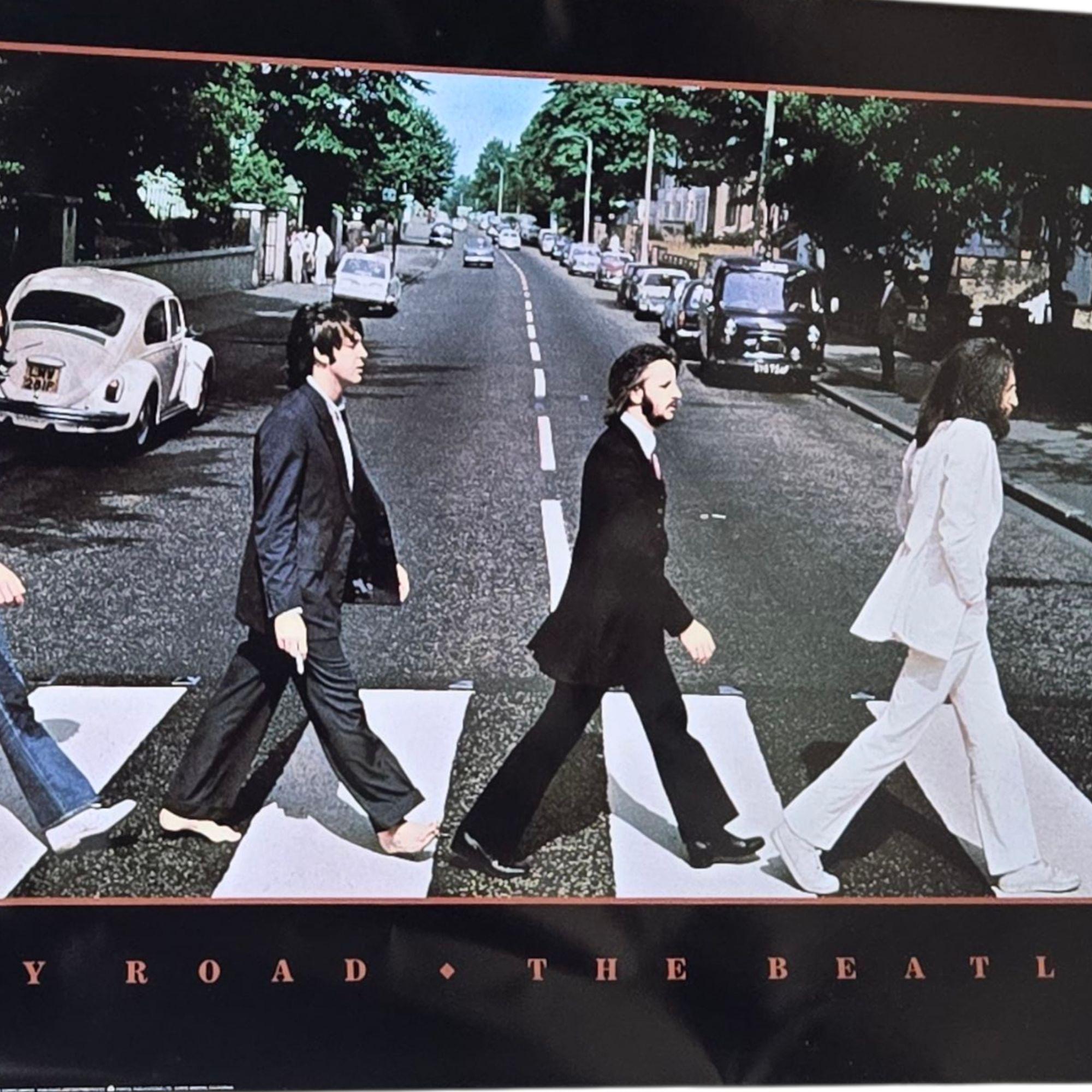 The Beatles Abbey Road 1996 Poster Litho USA Retro Music Wall Art Decor AS  IS - Etsy, image size:2000x2000