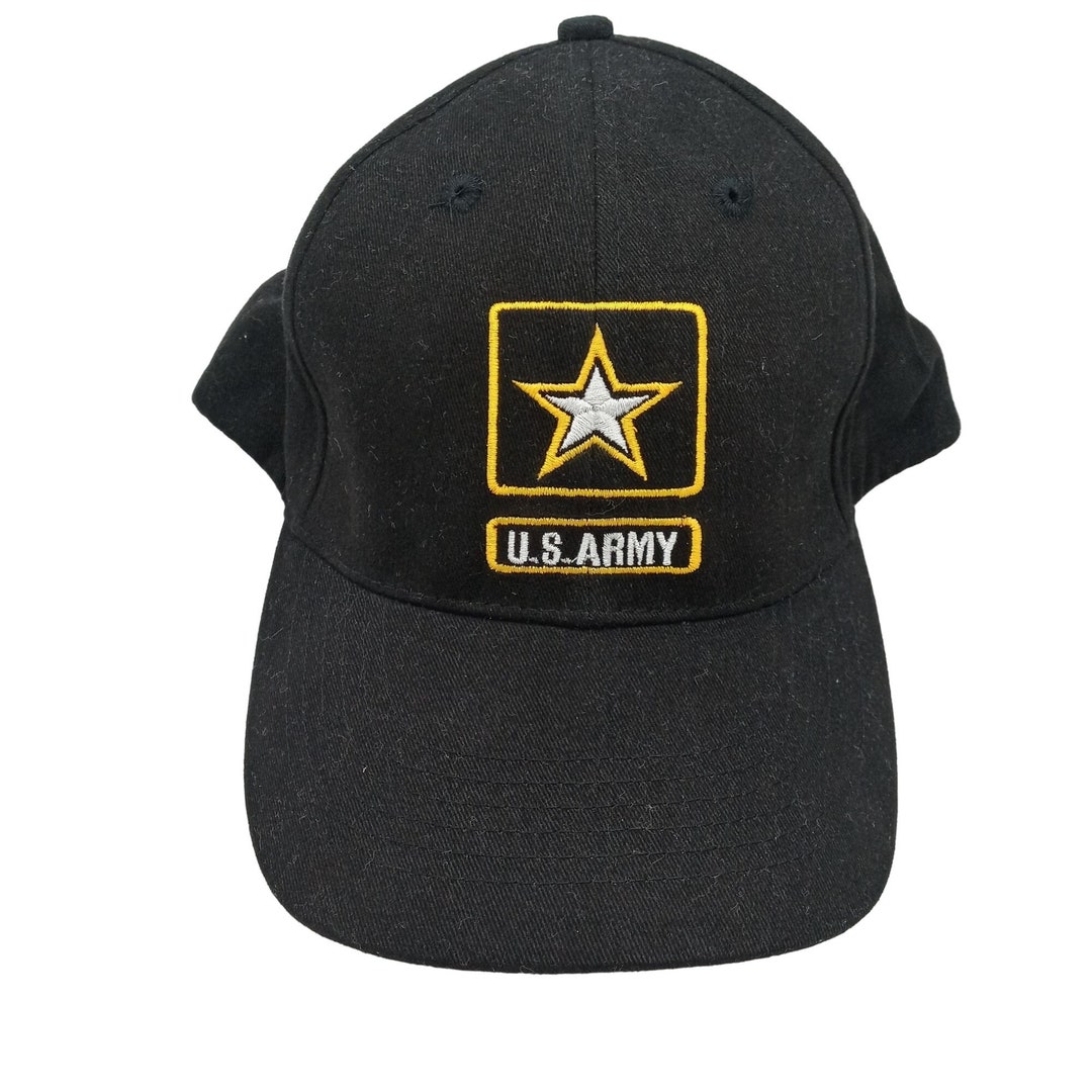 US Army Hat Cap Adjustable Black Vintage an Army of One Slogan Military Soldier Etsy