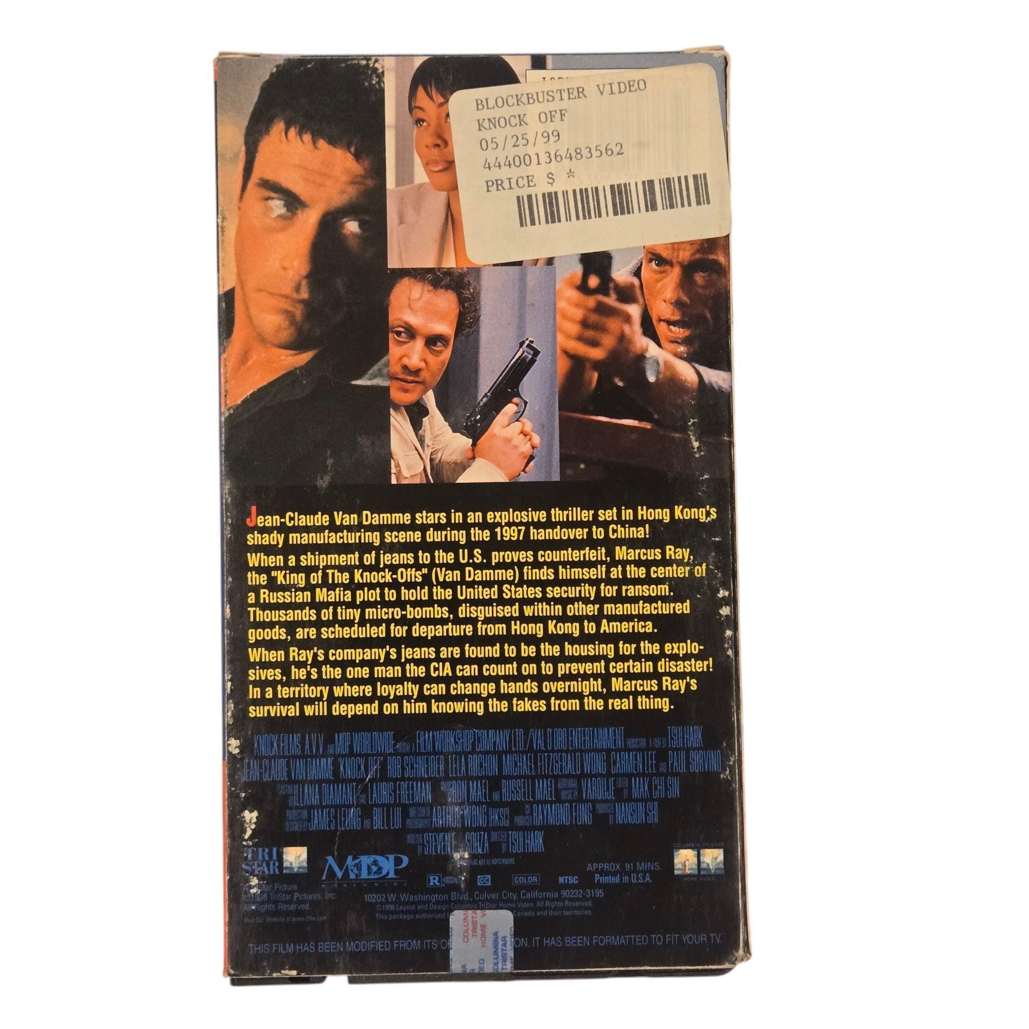 Knock off VHS Tape Jean Claude Van Damme Action Movie 1998