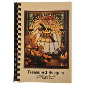 Treasured Recipes Cookbook Olivet Baptist Church Oklahoma City OK 1998