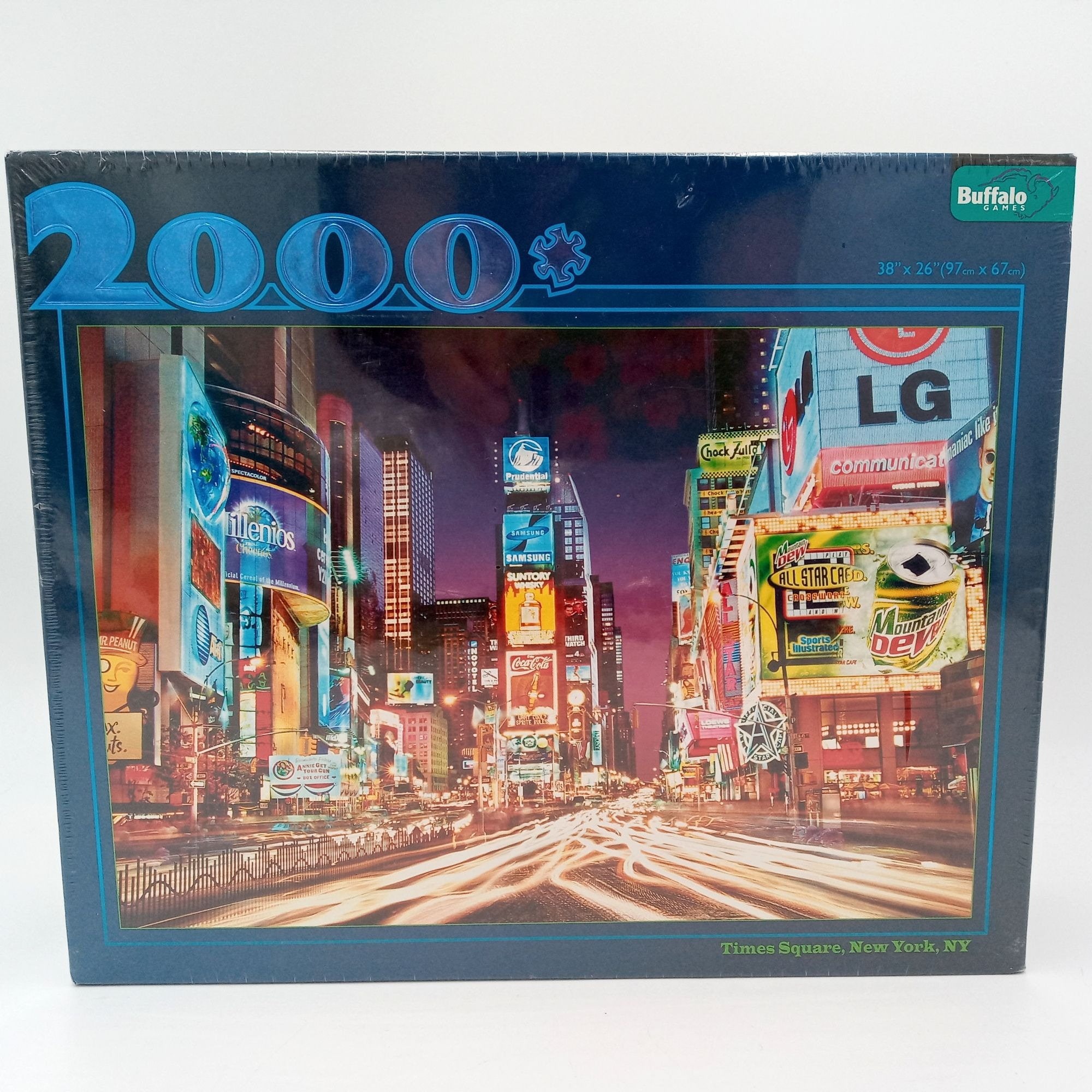 Times Square New York Buffalo Puzzle Vintage 2000 Piece New Sealed