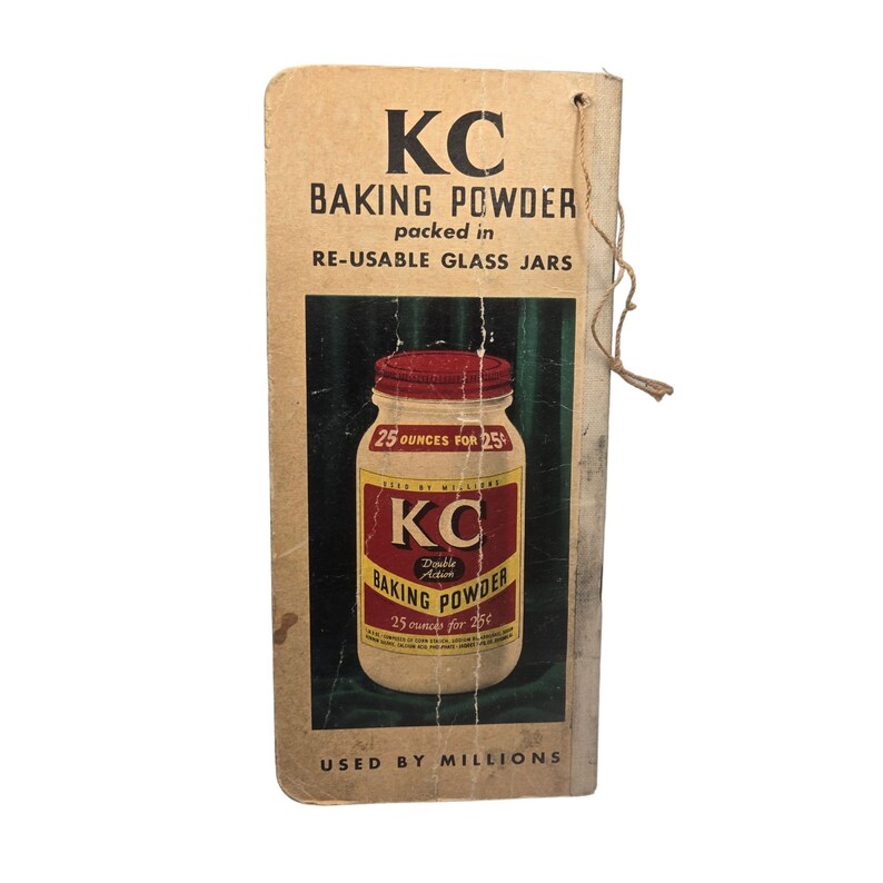 KC Baking Powder Advertising Notebook Notepad Book Booklet Vintage - Etsy