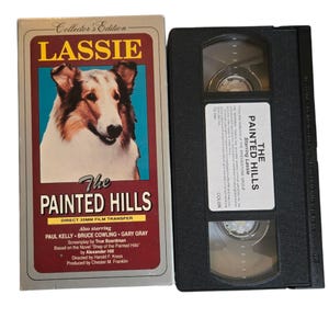 Lassie The Painted Hills VHS Collectors Edition 1989 Color Family Movie
