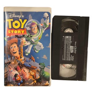 Disneys Toy Story VHS Tape Clamshell Case Movie Tim Allen Tom Hanks Estelle Harris