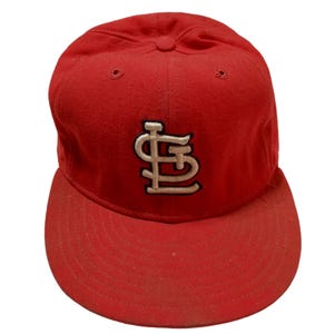 St Louis Cardinals Cap Hat Worn Vintage READ New Era Fitted Baseball MLB