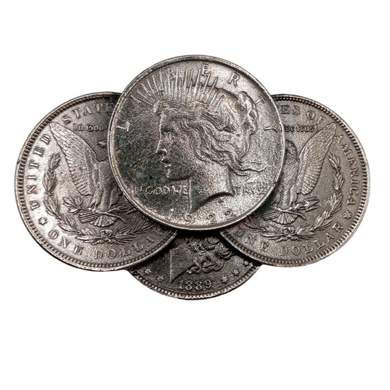 Liberty Coins Belt Buckle Vintage 1982 Money Chan… - image 1