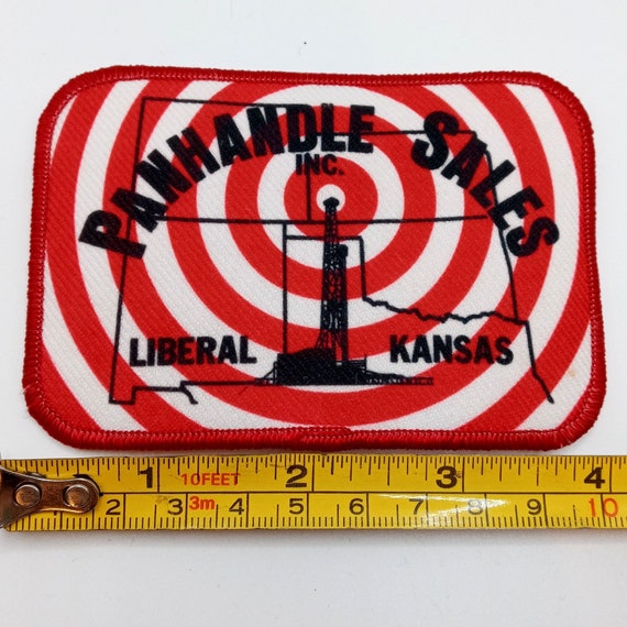 Liberal Kansas Uniform Patch Panhandle Sales Red … - image 2