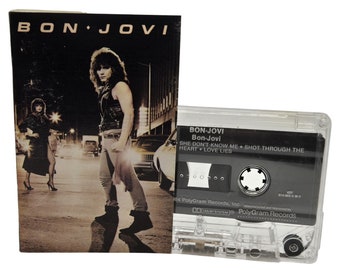 Bon Jovi Cassette Tape Debut Album USED Runaway 1980s Music