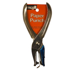 Vintage McGill GEM USA Paper Punch Hole Puncher NOS New old Stock