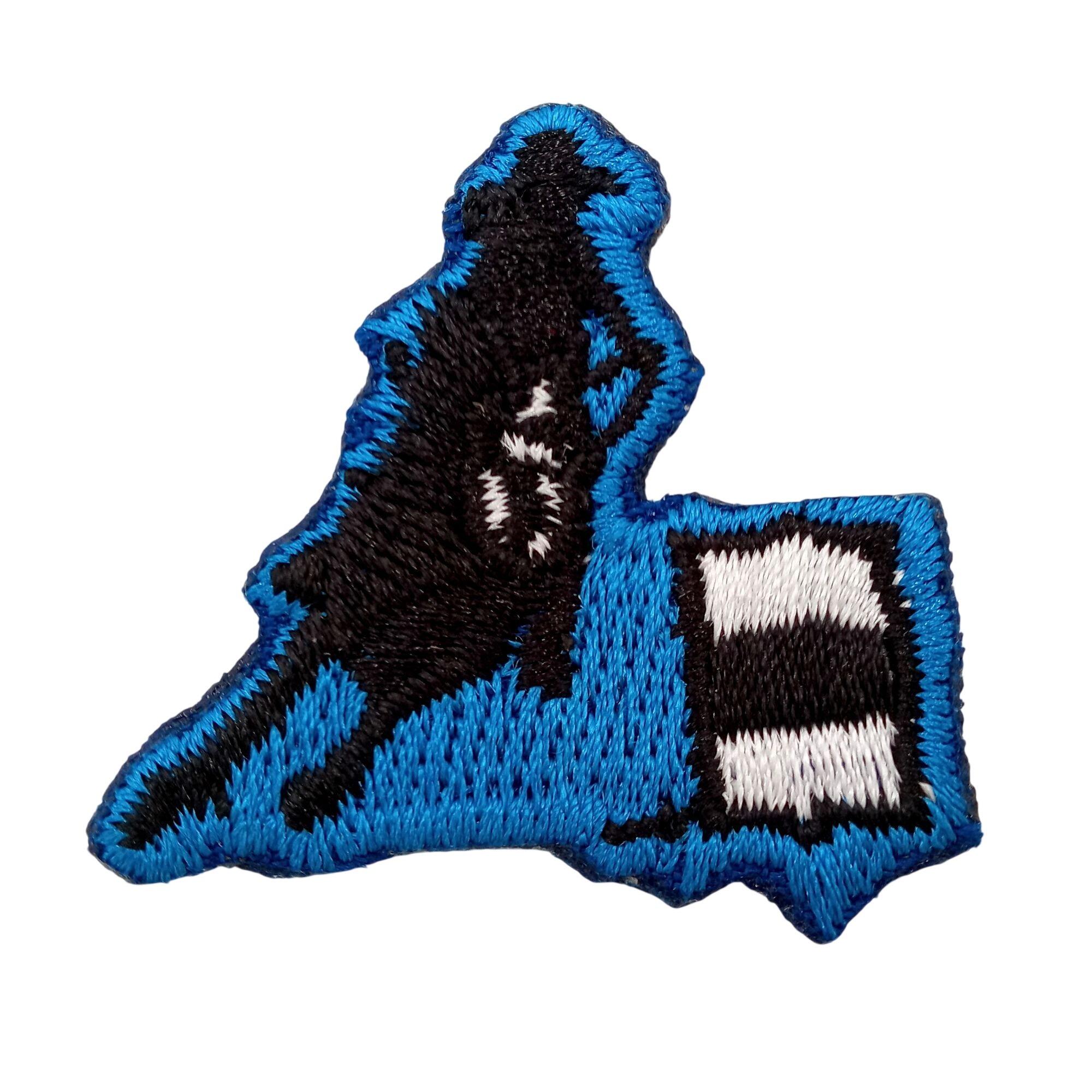 Barrel Racing Embroidered Patch Hat Shirt Ladies Racer Blue Black ...