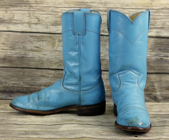 turquoise justin boots