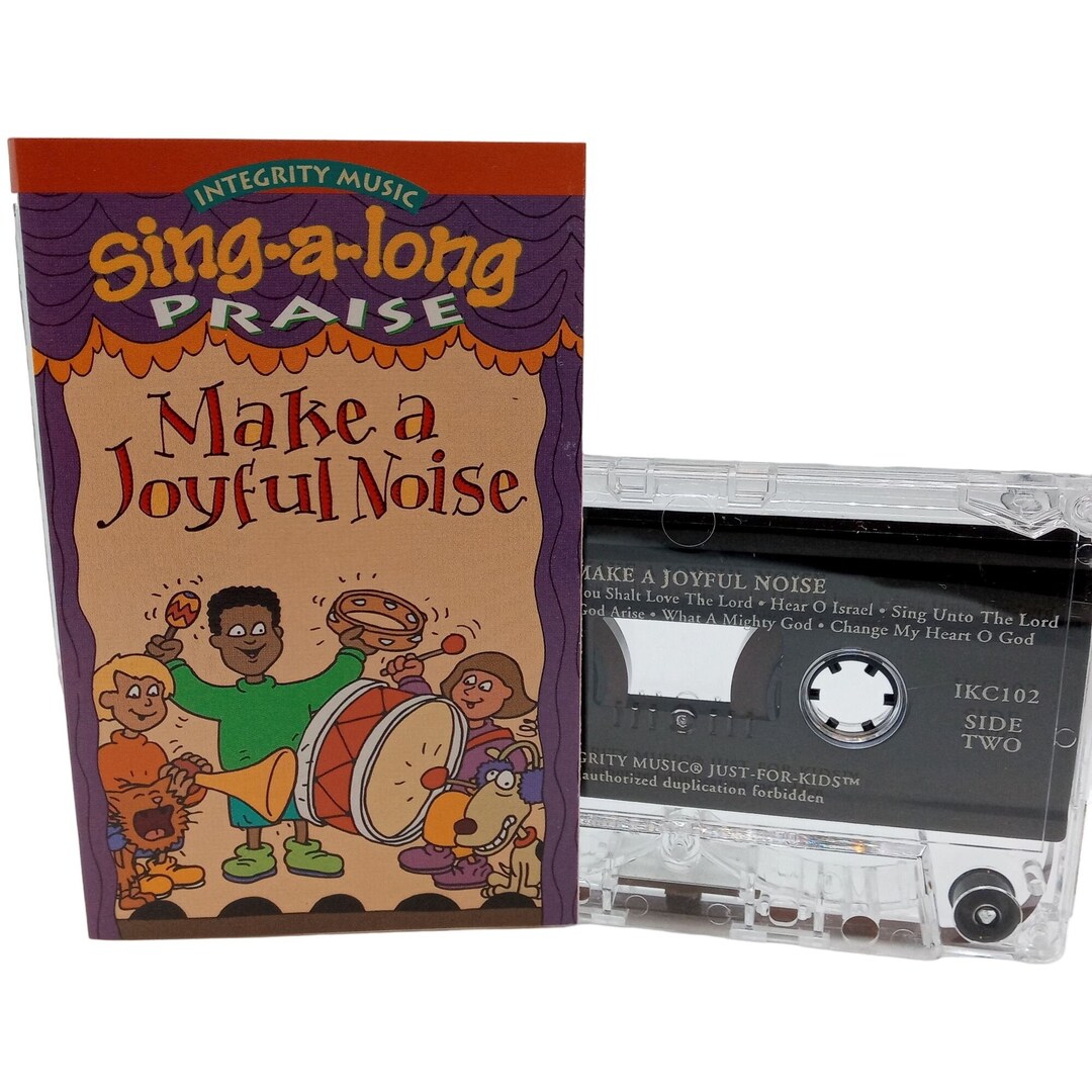 Make A Joyful Noise Cassette Tape Sing A Long Praise Integrity Etsy