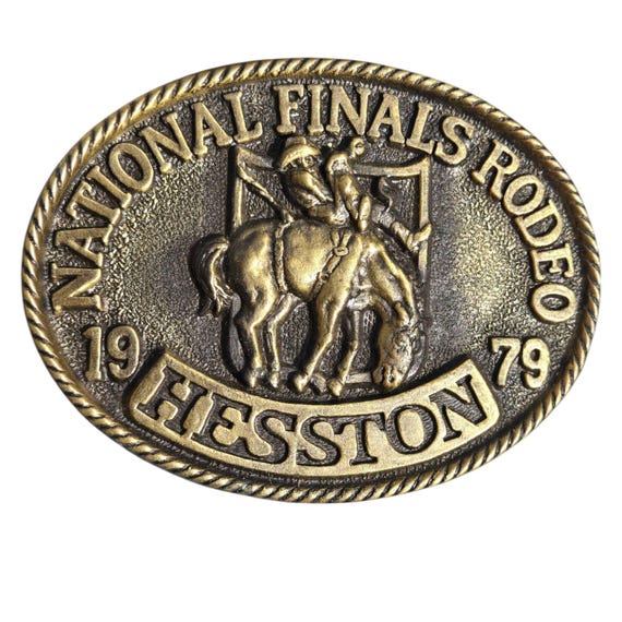 NFR ロデオ ベルト バックル 1979 ヘストン ナショナル ファイナル